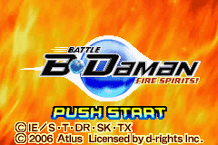 Battle B-Daman screenshot 3 for GameBoy Advance
